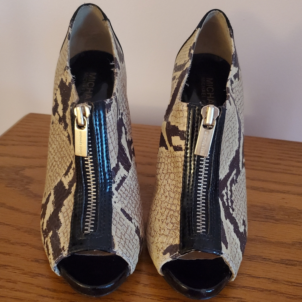 Michael Kors peep toe pumps